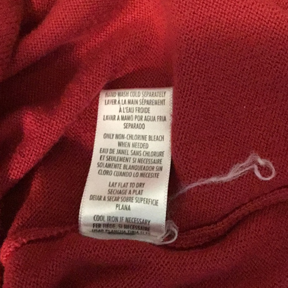 Casual Corner Red Cardigan Twin Sweater Set - Picture 11 of 11